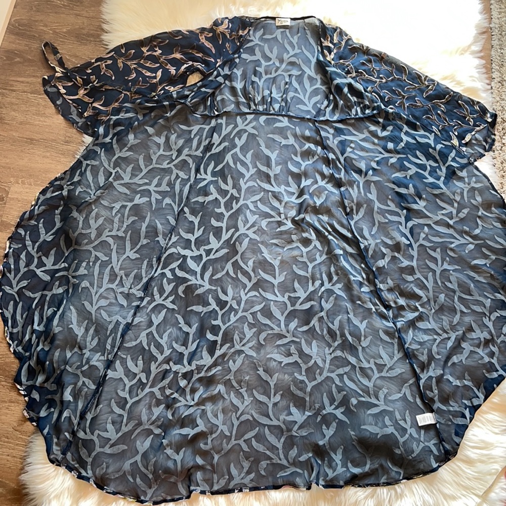 NWOT Show Me Your Mumu Anita Wrap Kimono ~ in The Vinings Burn Out - Picture 7 of 13